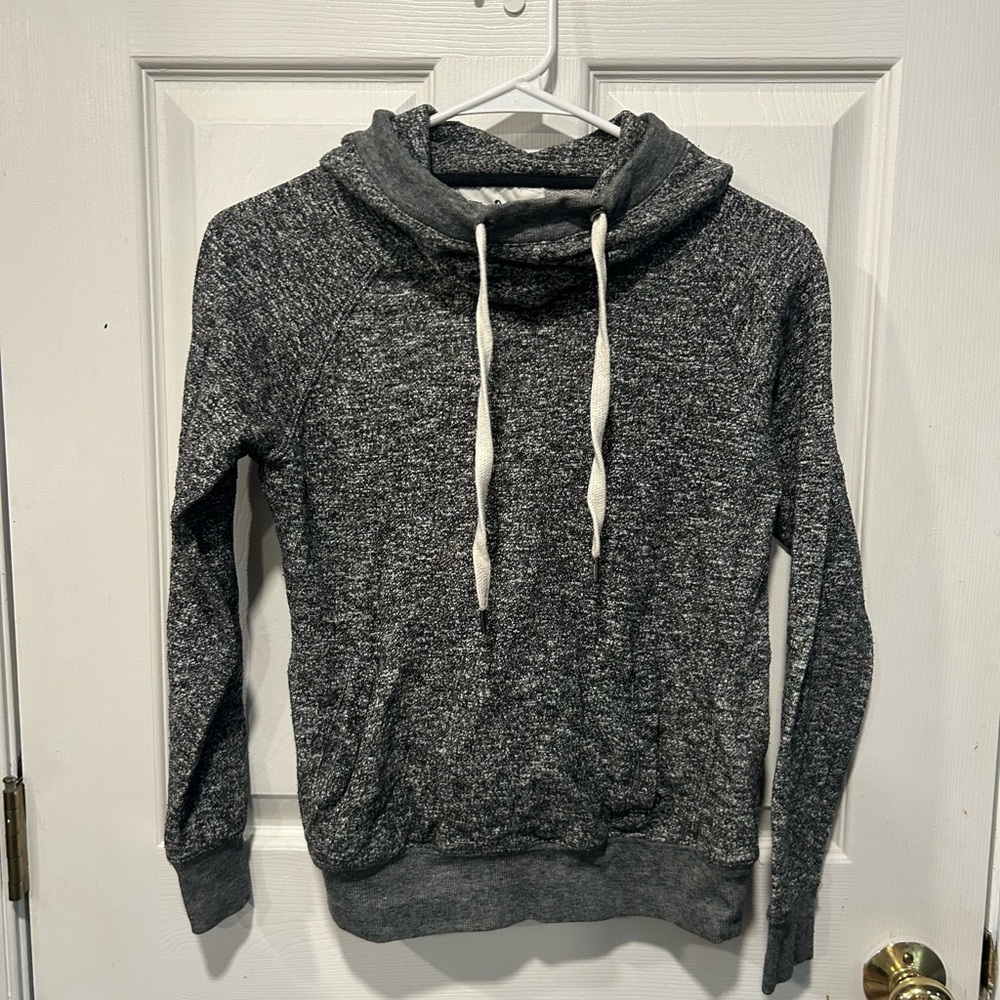 Jo&Co Jeans Cozy Gray Cowl Neck Sweater P/S